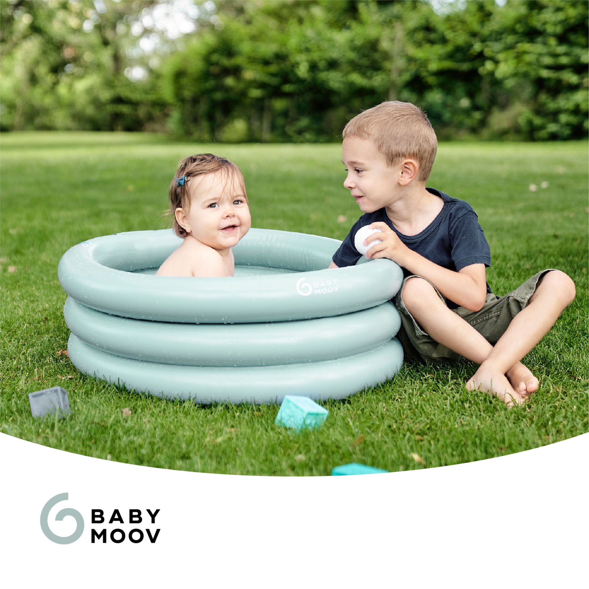 Babymoov Oppusteligt badekar – Aqua Dots - Badekar - MamaMilla