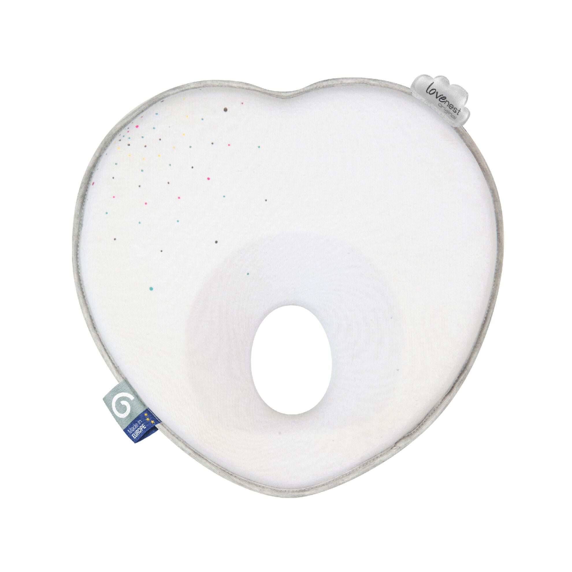 Babymoov Ergonomic Baby Kudde (Lovenest) - Vit (0-4m) - Baby Head Kudde - MamaMilla