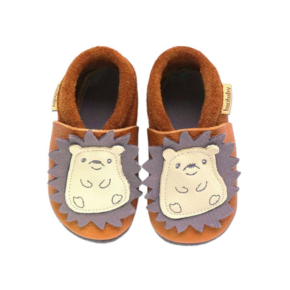 Baobaby Classic Babyschuhe – Spikey Curry XL – – MamaMilla
