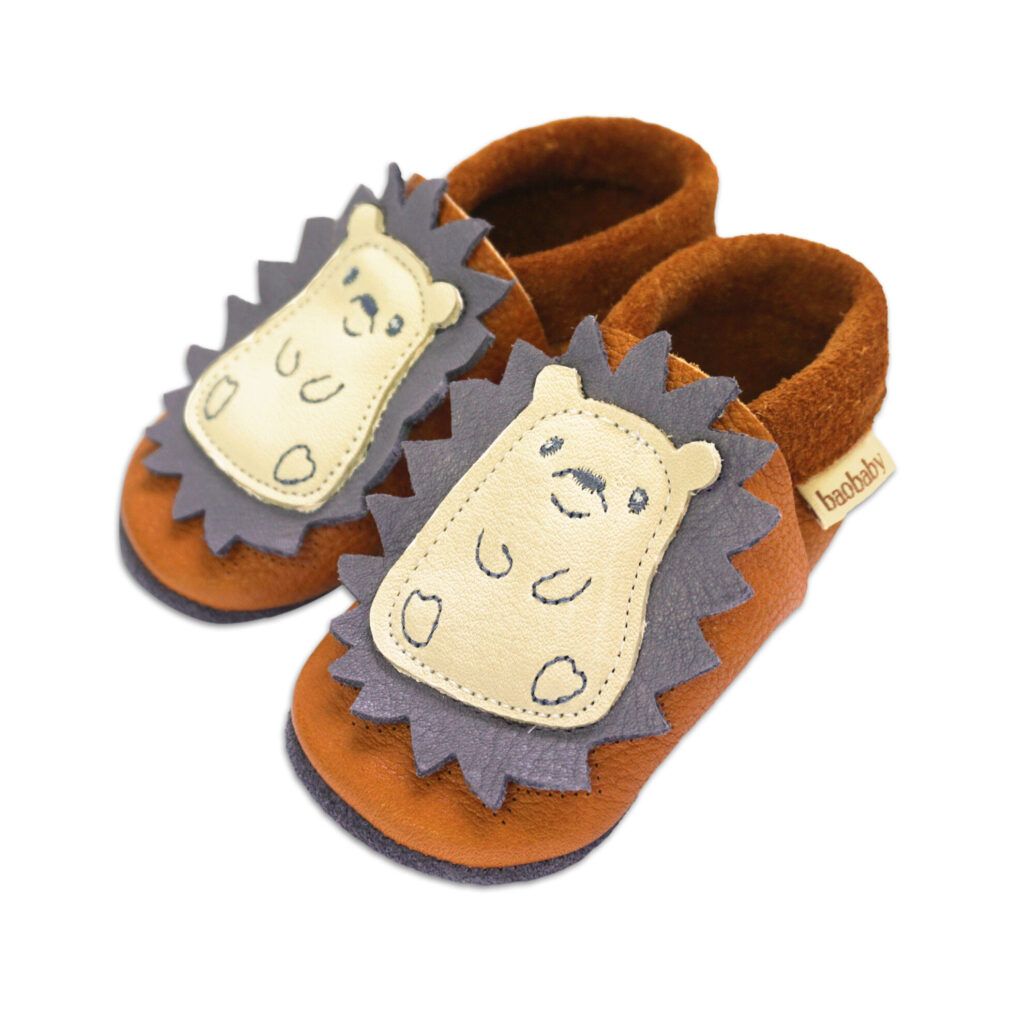 Baobaby Klassieke Babyschoentjes - Spikey Curry L - - MamaMilla