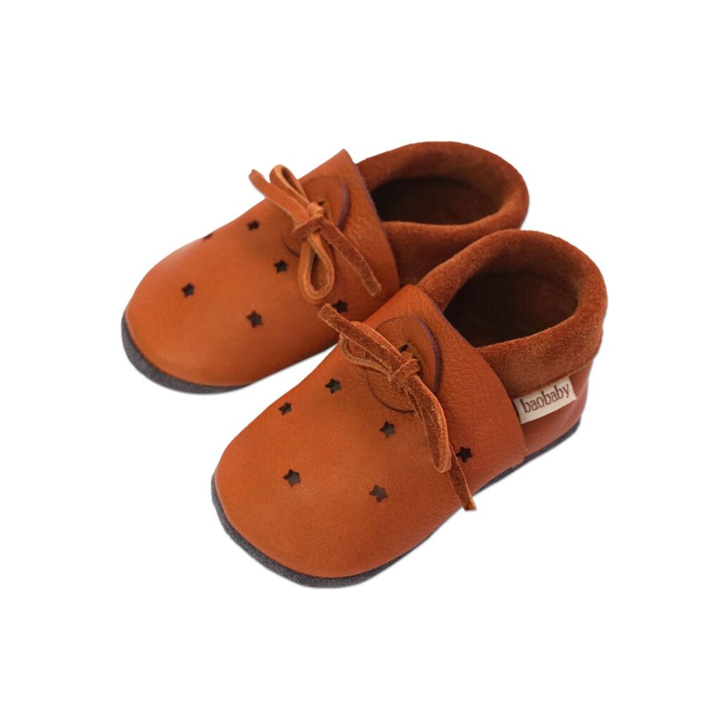 Baobaby Sandaler - Stars Hazelnut XS - - MamaMilla