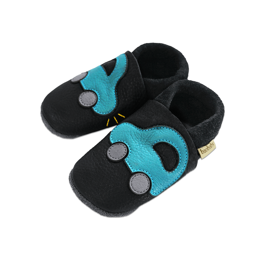 Baobaby Classic Babyschoentjes - Buggy Zwart XL - - MamaMilla