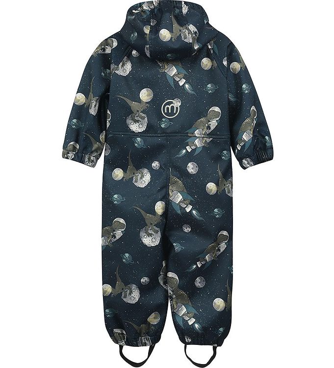Minymo Softshell kostym - Dinos i rummet - Blue Nights - softshell - barn - MamaMilla