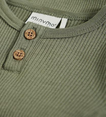 Minymo Body in Rib - Deep Lichen Green - Body - MamaMilla