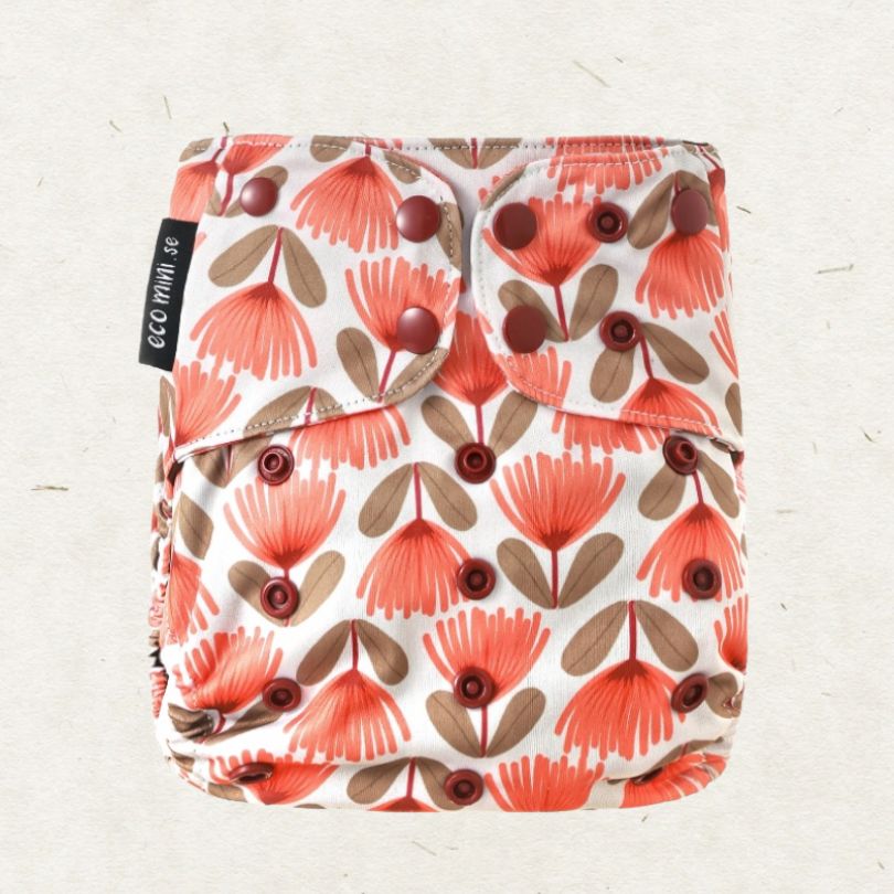One Size Coolmax Pocket Diaper. Retro - - MamaMilla