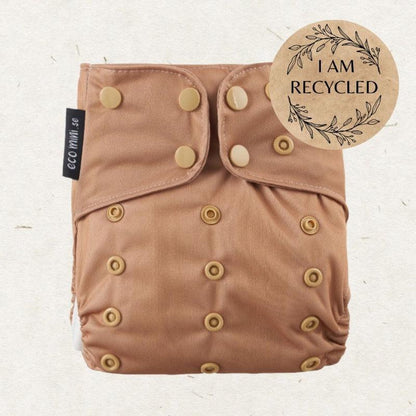 One Size Coolmax Pocket Diaper. Fawn - - MamaMilla