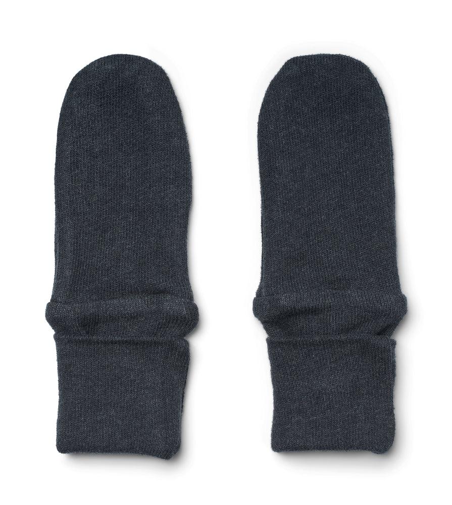 Liewood baby wantjes met duim - Marisol - Dark Grey Melange - wanten - MamaMilla