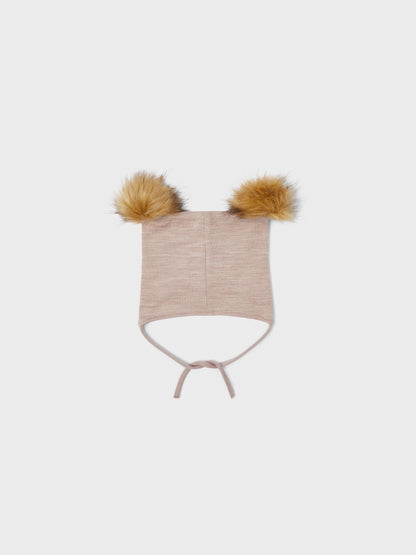 Name it Muts van wol met Pom Pom - Wuppo - Sphinx - Babymutsje - MamaMilla