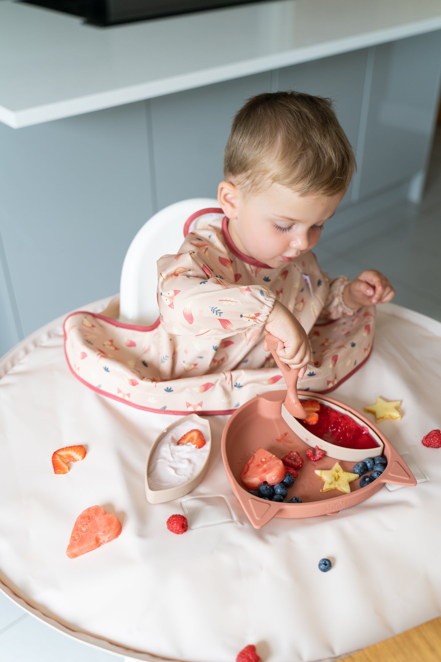 Tidy Tot Siliconen Lepel met Handvat - 2 stuks - Bestek - MamaMilla