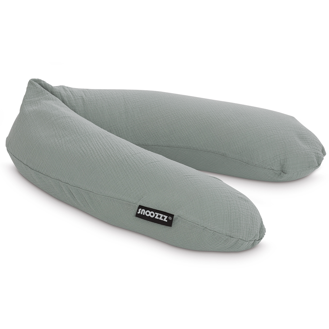 Snoozzz Zwangerschaps- &amp; voedingskussen - Stone - Voedingskussen - MamaMilla