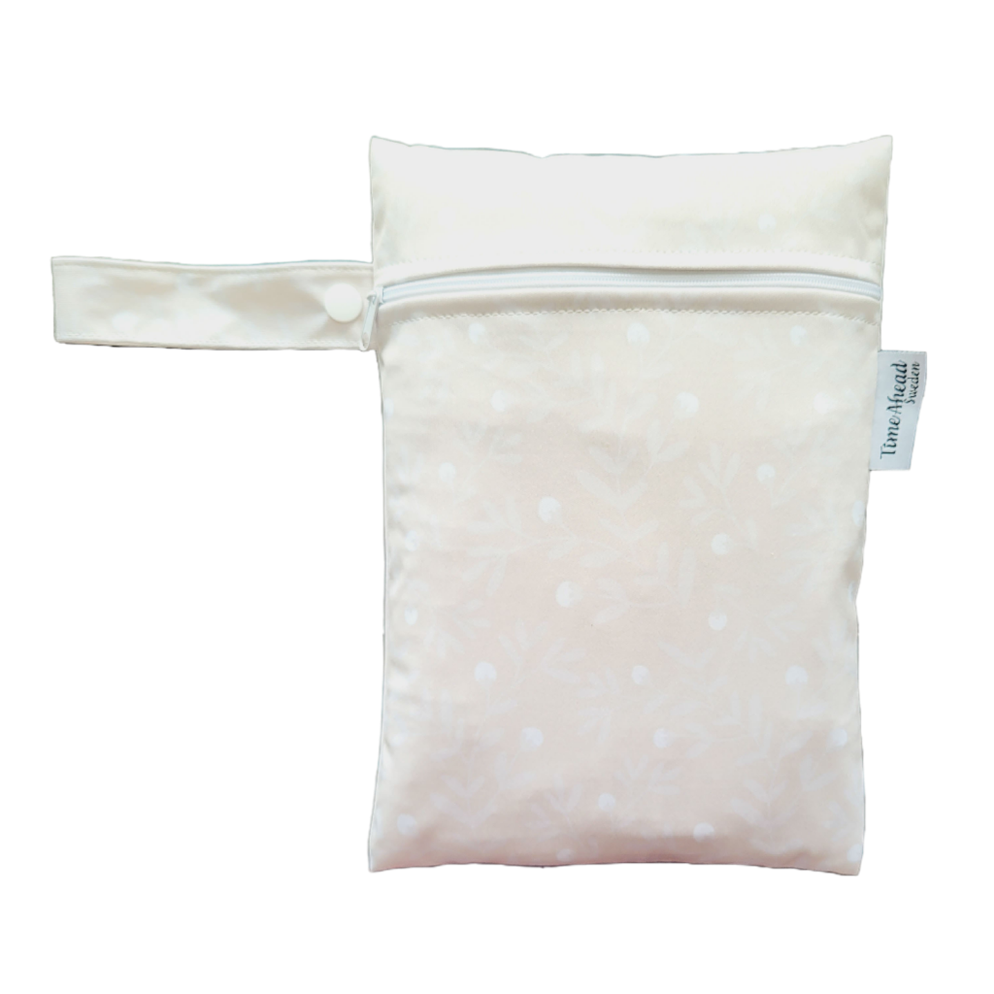 Het Zweedse bos | Kleine wetbag: Hopbloemen wit - - MamaMilla
