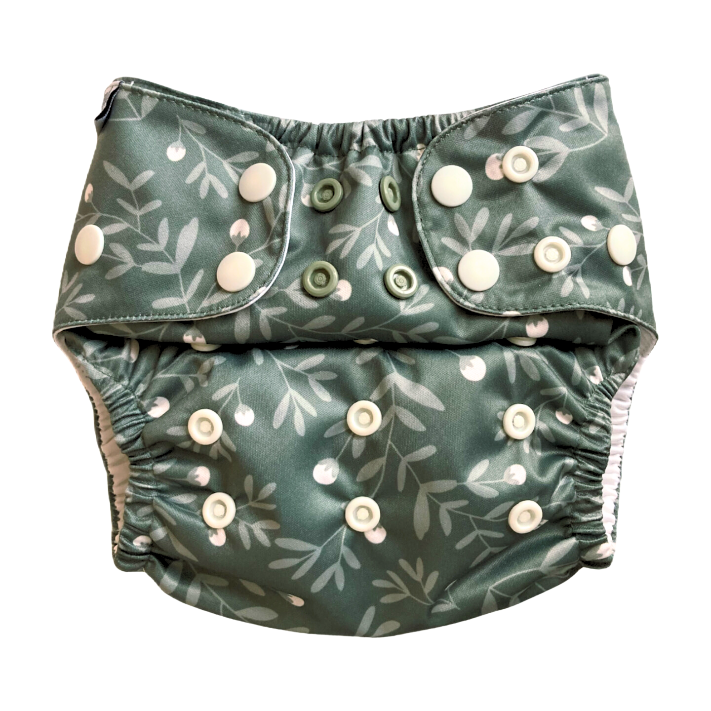 The Swedish Forest | Pocket Diaper | Slim 3-15kg: Humleblomster beige / No inserts - - MamaMilla