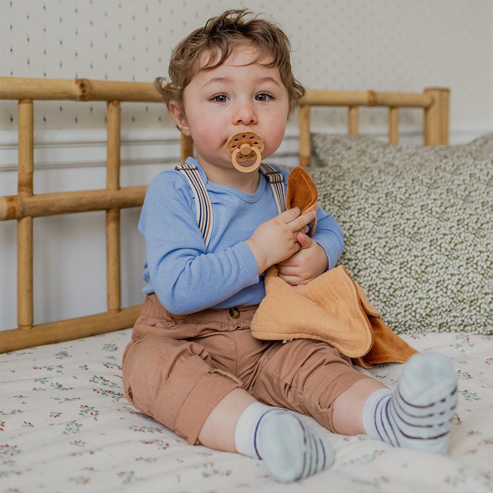 BIBS Kangaroo muslin napp "Blush" (ekologisk bomull) - MamaMilla