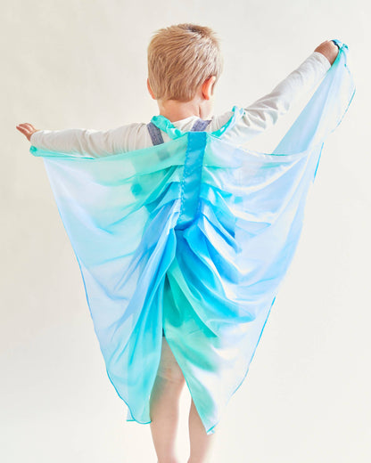 Sarahs Silk Silk Sea Wings - for Fairy Dress-Up Play - - MamaMilla