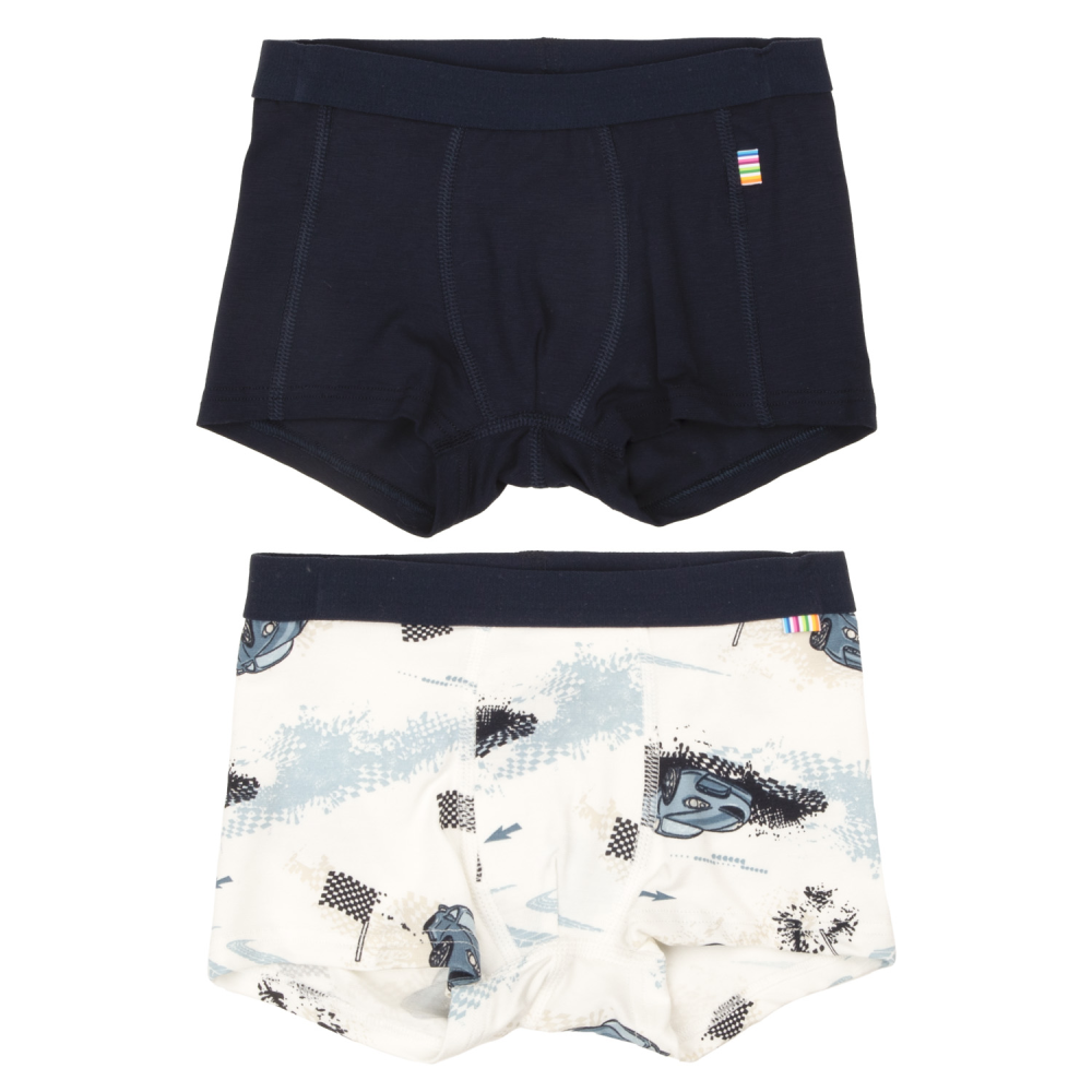 Joha boxershorts i oekologisk bambus 2-pak off white til boern