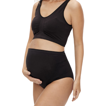 Mamalicious 2er-Pack Bio-Umstandshöschen Heal – Schwarz – Schwangerschaftskleidung – MamaMilla