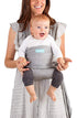 Moby - Fit Stretch Swaddle/Drager - Heathered Grey - Stretch Swaddle - MamaMilla