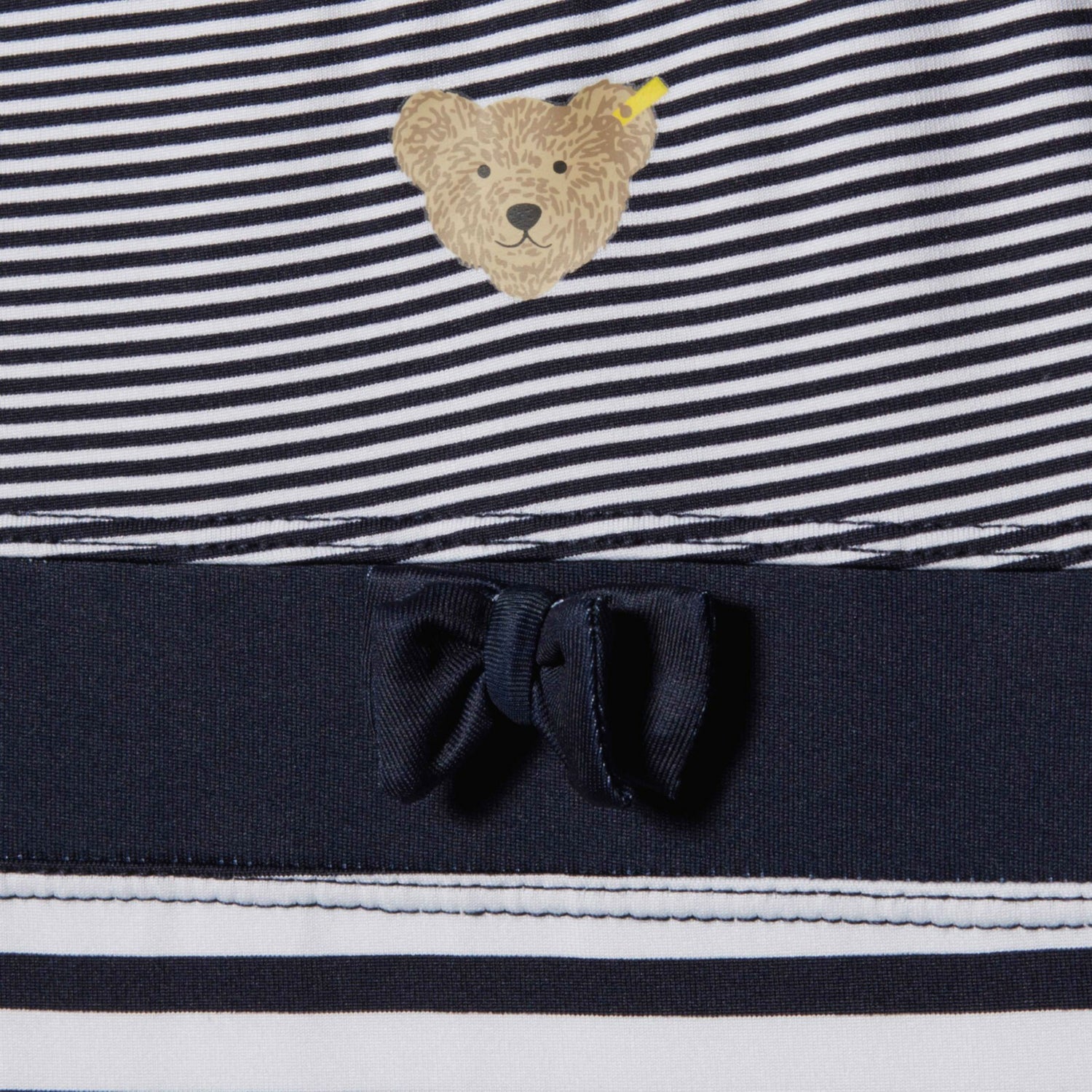 Steiff badedragt navy striber - bagside