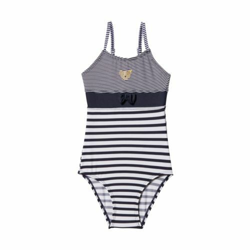 Steiff badedragt UV 50+ med navy striber til piger