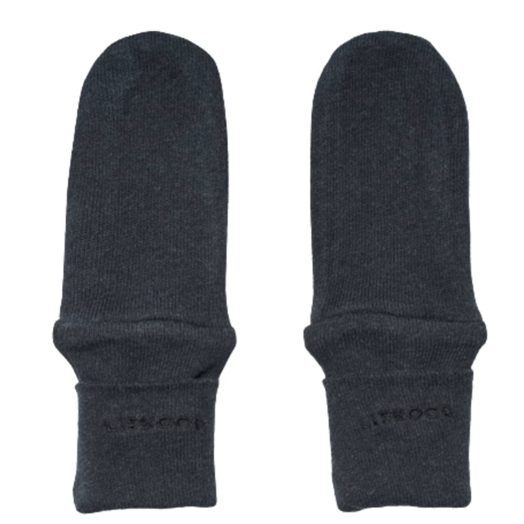Liewood Baby-Fäustlinge mit Daumen – Marisol – Dark Grey Melange – Fäustlinge – MamaMilla