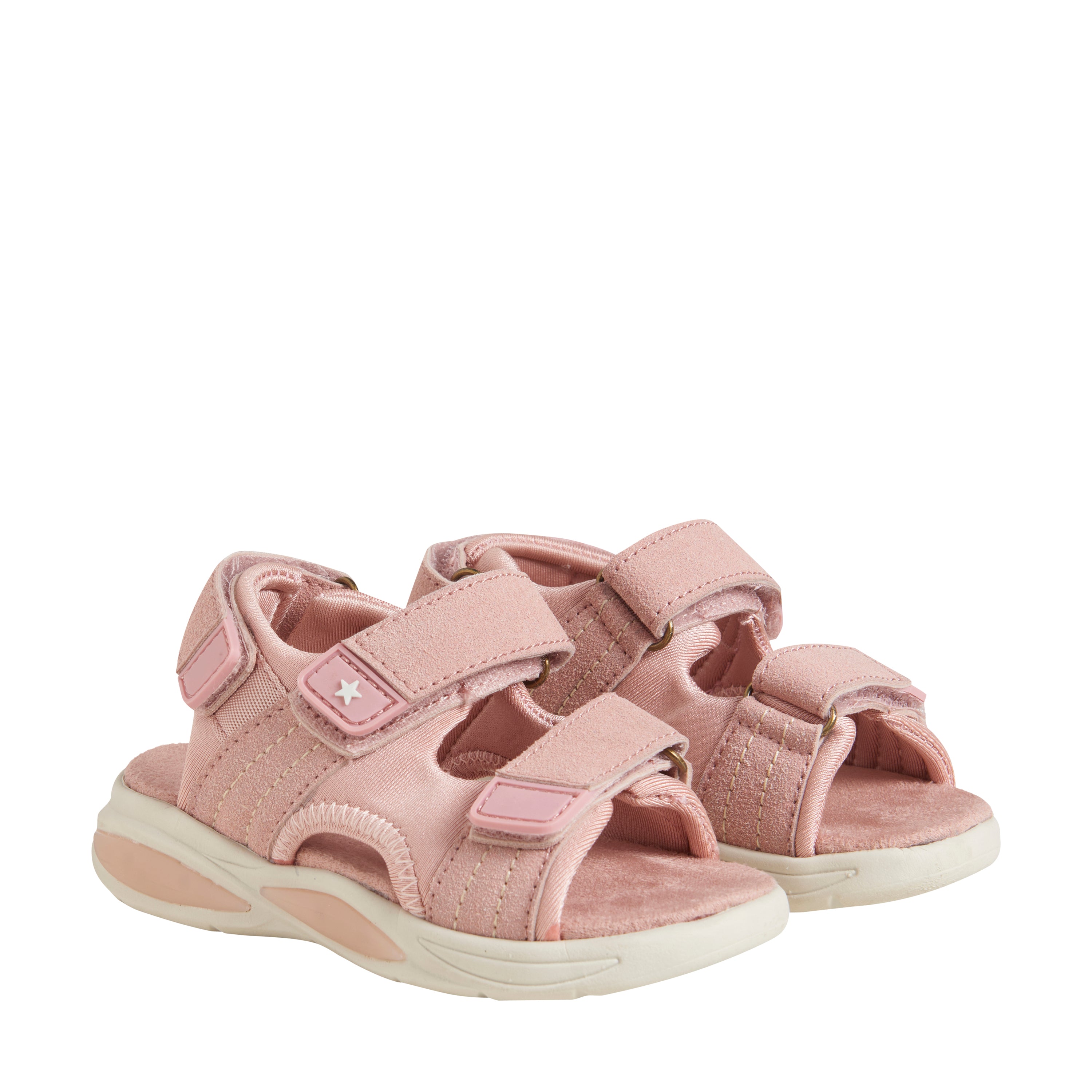 EN FANTASTISK Lättviktssandaler med kardborreband - Misty Rose - Skor - MamaMilla