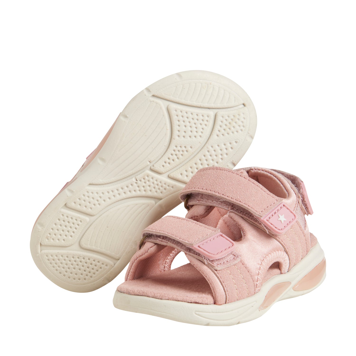 EN FANTASTISK Lättviktssandaler med kardborreband - Misty Rose - Skor - MamaMilla