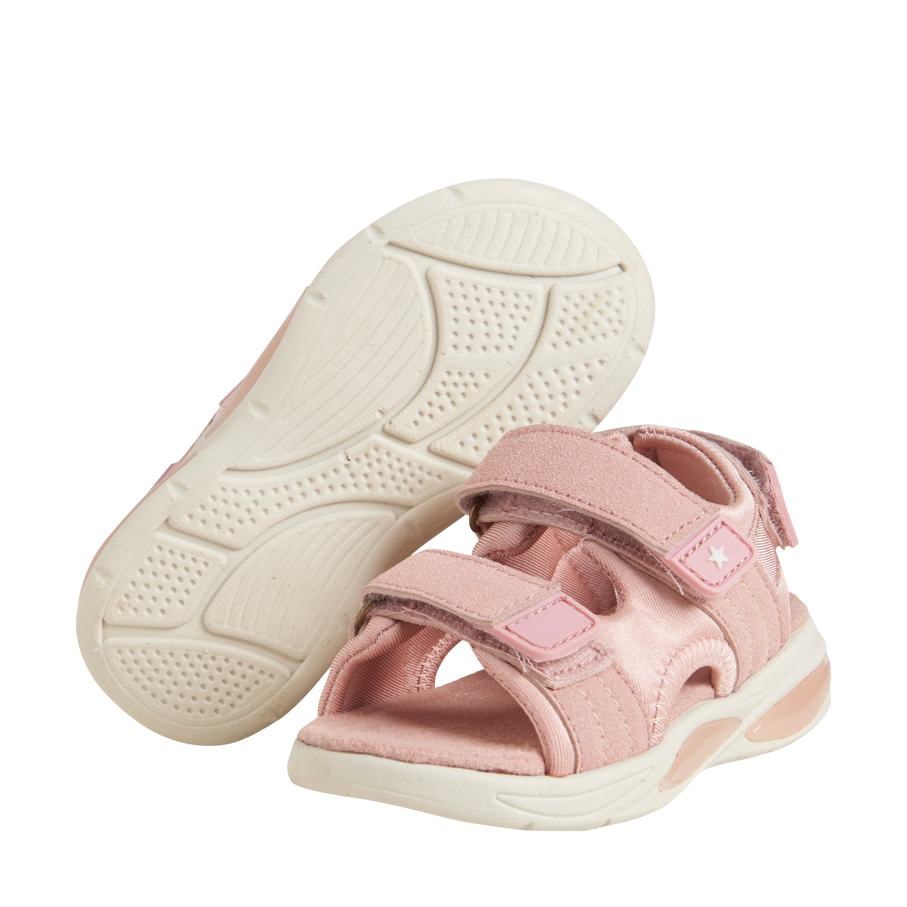EN FANTASTISK Lättviktssandaler med kardborreband - Misty Rose - Skor - MamaMilla