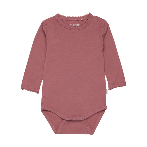 Minymo body van bamboe - Rose Brown - Body - MamaMilla