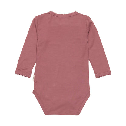 Minymo body van bamboe - Rose Brown - Body - MamaMilla