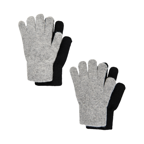 CeLaVi Magic Gloves 2-pack - Grå - Handskar - MamaMilla