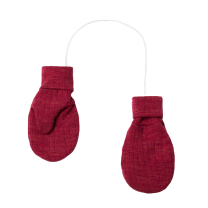 Joha övergångsvantar i ull - Fuchsia - Vantar - MamaMilla