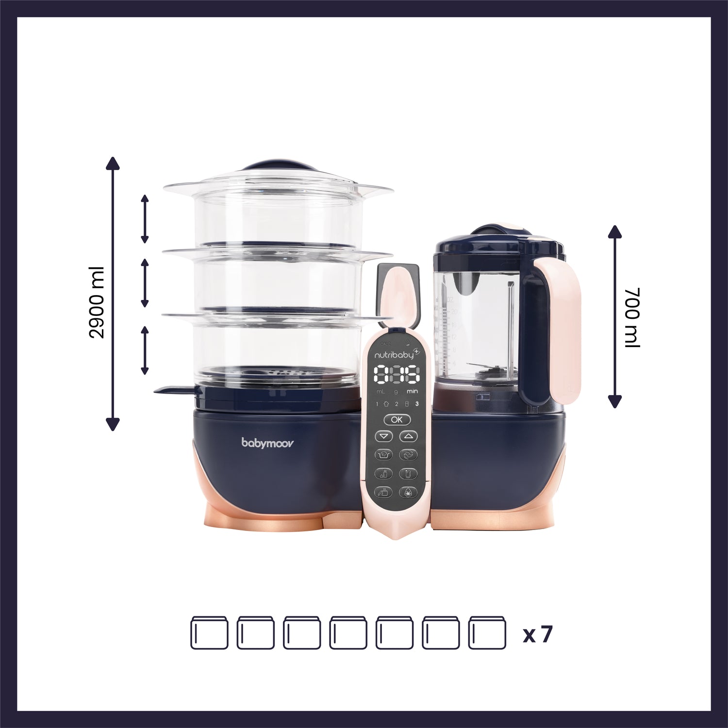Babymoov Voedingsautomaat - Nutribaby Plus XL - Voedingsautomaat - MamaMilla
