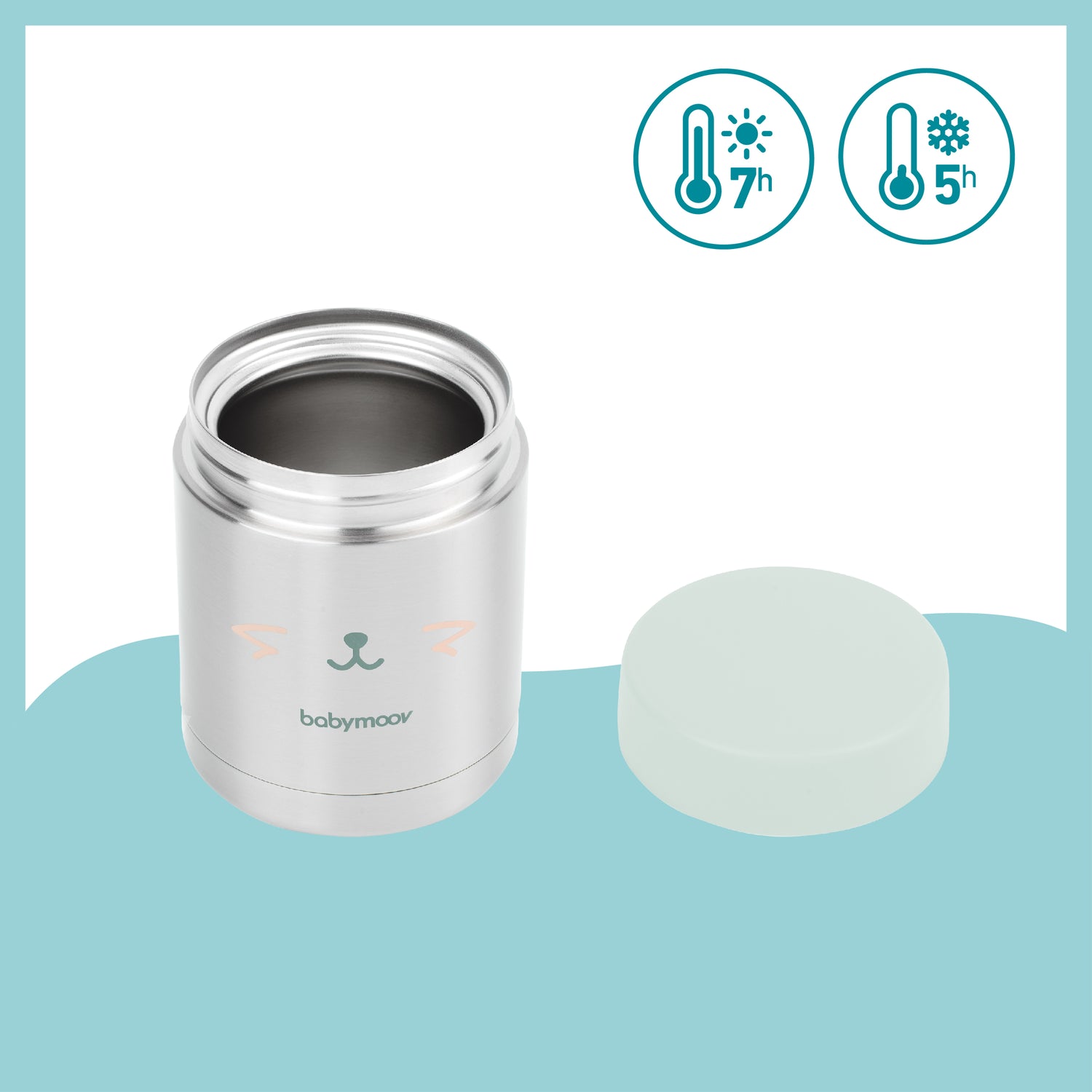 Babymoov Thermosvoedseldoos in RVS - 350 ml - Thermosvoedseldoos - MamaMilla