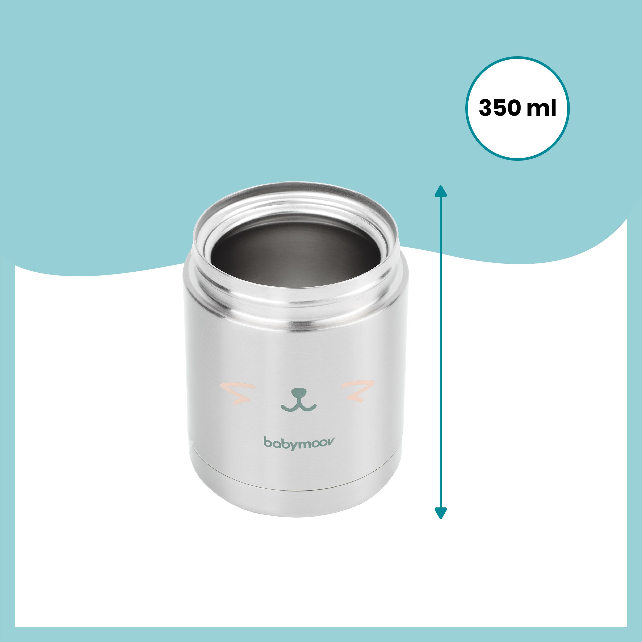 Babymoov Thermosvoedseldoos in RVS - 350 ml - Thermosvoedseldoos - MamaMilla