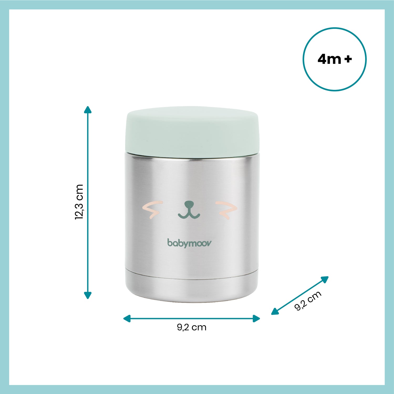 Babymoov Thermosvoedseldoos in RVS - 350 ml - Thermosvoedseldoos - MamaMilla