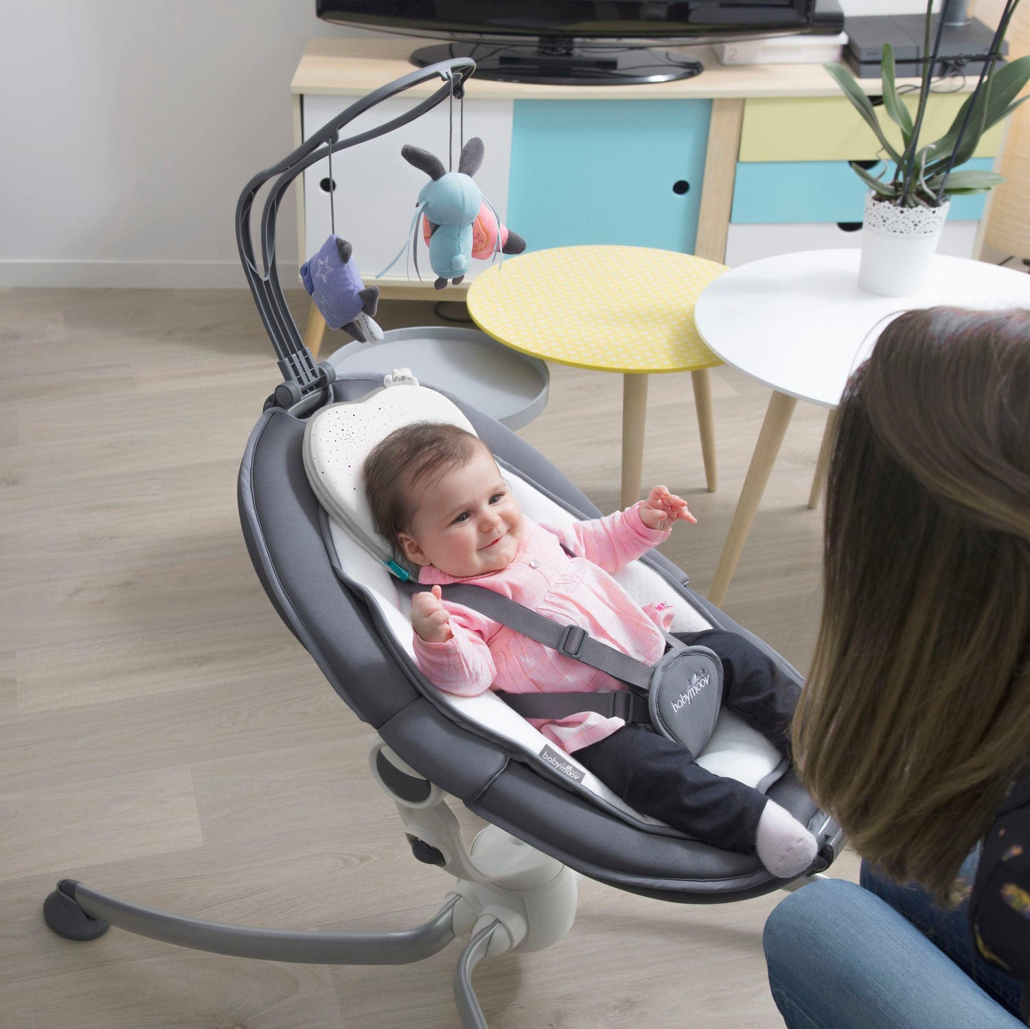 Babymoov Ergonomic Baby Kudde (Lovenest) - Vit (0-4m) - Baby Head Kudde - MamaMilla