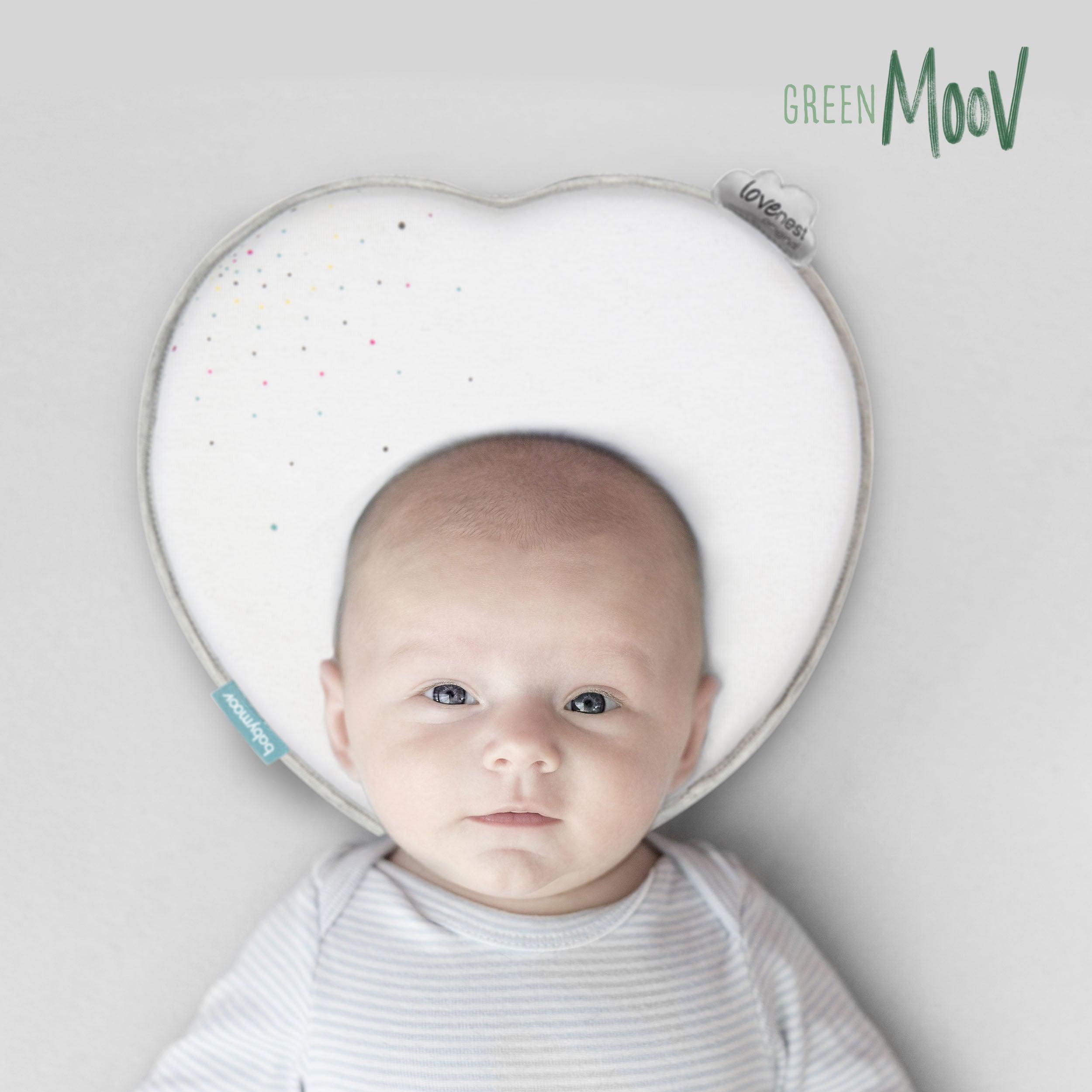 Babymoov Ergonomic Baby Kudde (Lovenest) - Vit (0-4m) - Baby Head Kudde - MamaMilla