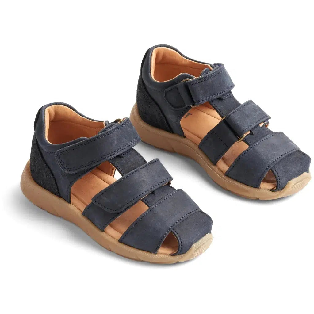 Tarwe Figo Sandaal - Marine - sandaal - MamaMilla