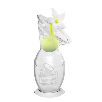 Haakaa Borstkolf met bloem - 150 ml - Borstkolf vacuüm - MamaMilla