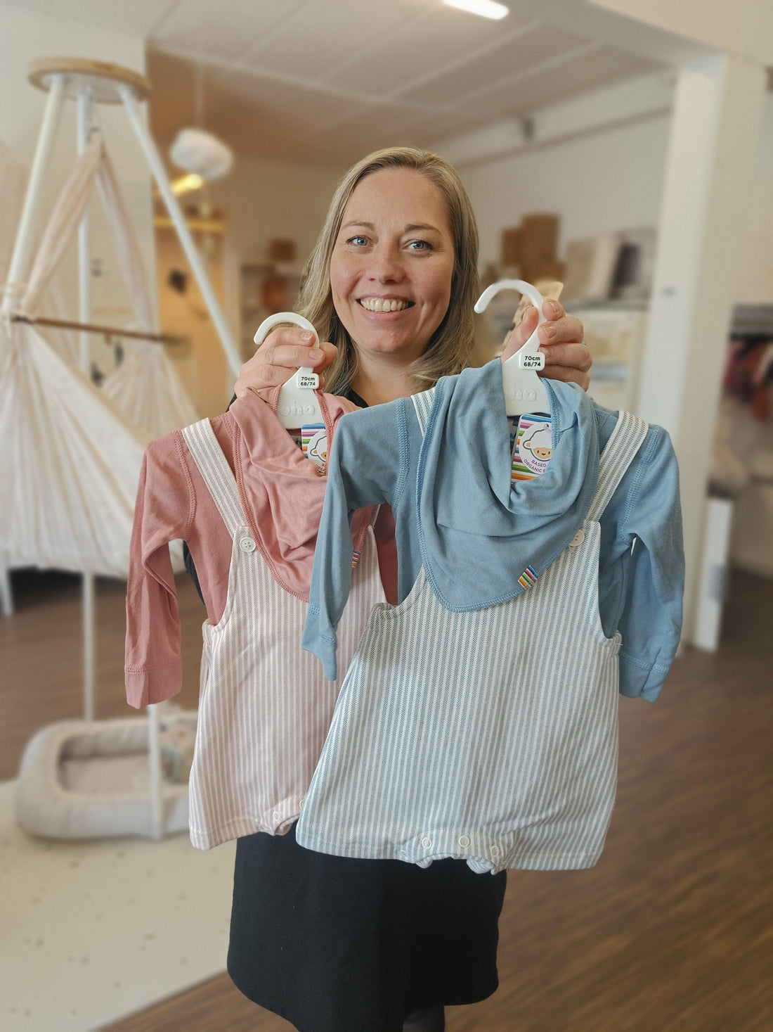 Joha body met lange mouwen in bamboe - Oudroze - Body - MamaMilla