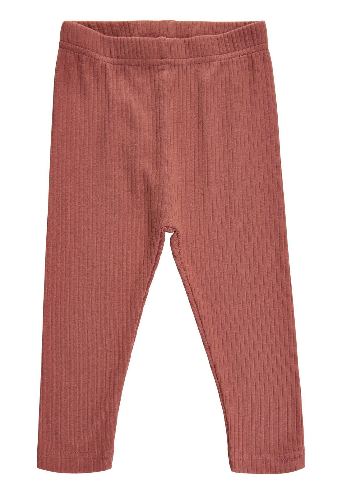 Zachte galerij Paula riblegging - Brick Dust - broek - MamaMilla