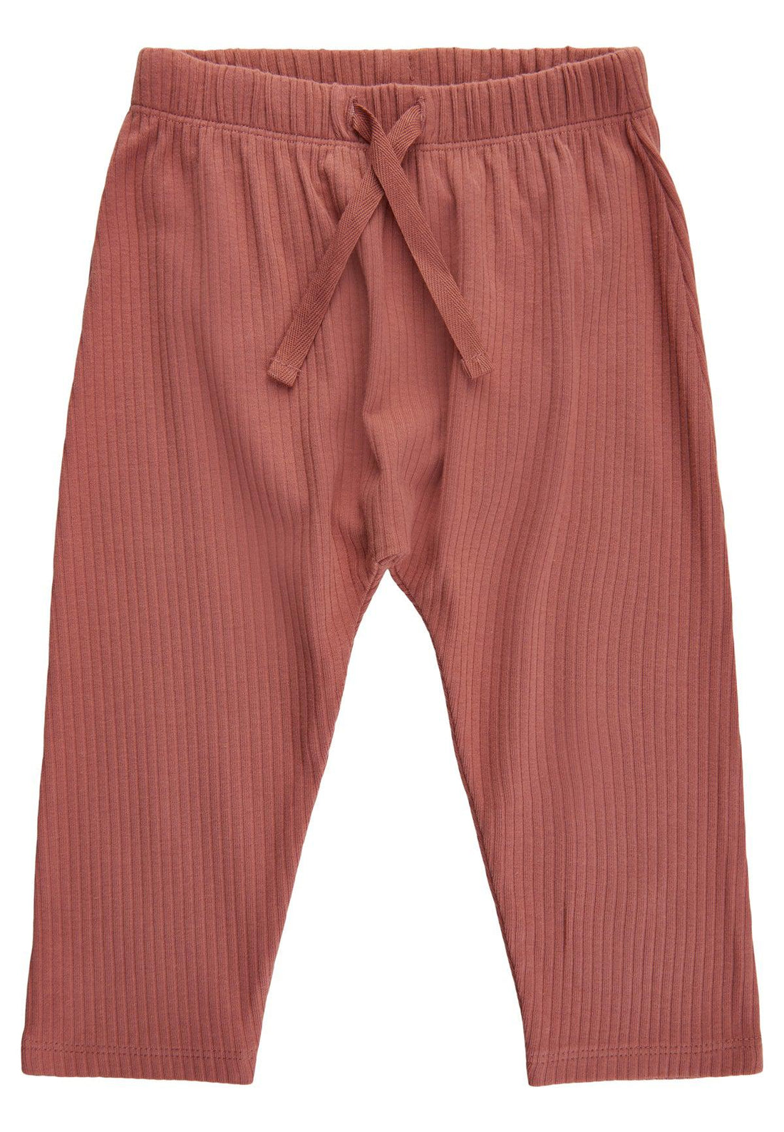 Zachte galerij Haily ribbroek - Brick Dust - broek - MamaMilla