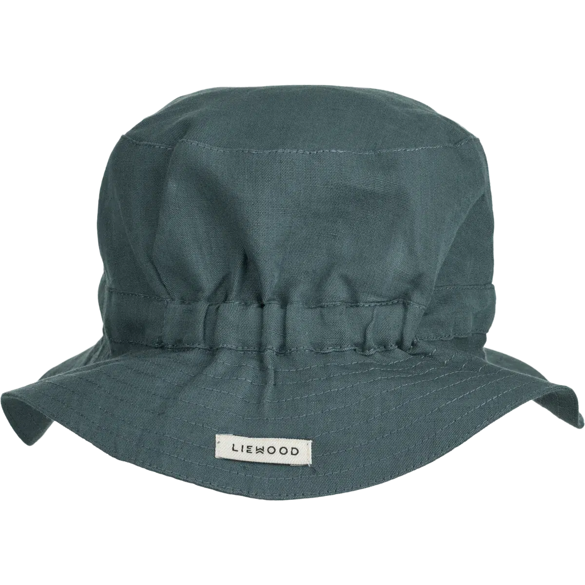 Liewood zonnehoed met kap - Sander - Walvisblauw - Zonnehoed - MamaMilla