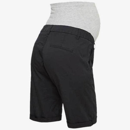 Mamalicious vente bermuda - Zwart - Zwangerschapskleding - MamaMilla