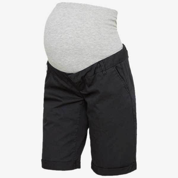 Mamalicious vente bermuda - Zwart - Zwangerschapskleding - MamaMilla