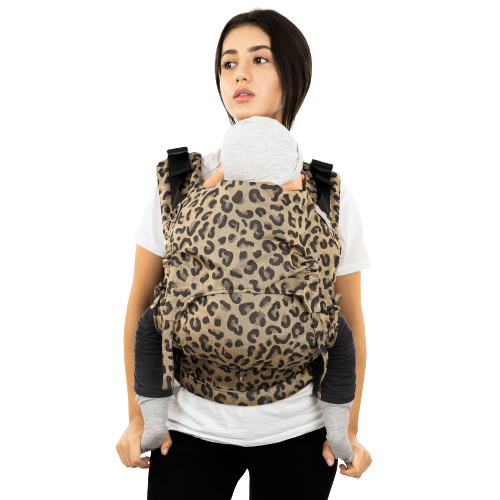 Fidella Fusion Helspänne Bärsele - Leopard Guld - Bebis - Bärsele - MamaMilla