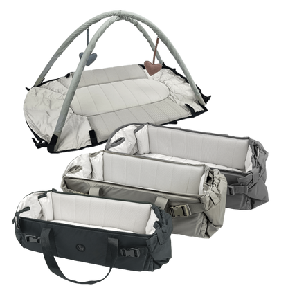 Paketangebot: Easygrow Favn Babynest/Lift + Spielbügel - Babylift - MamaMilla