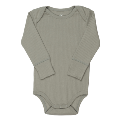 Copenhagen Colors Body aus Rippstrick – Lt. Grey – Body – MamaMilla