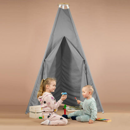 Nonomo Tält till Tipi-stativet - Grå - tillbehör för gungvagga - MamaMilla